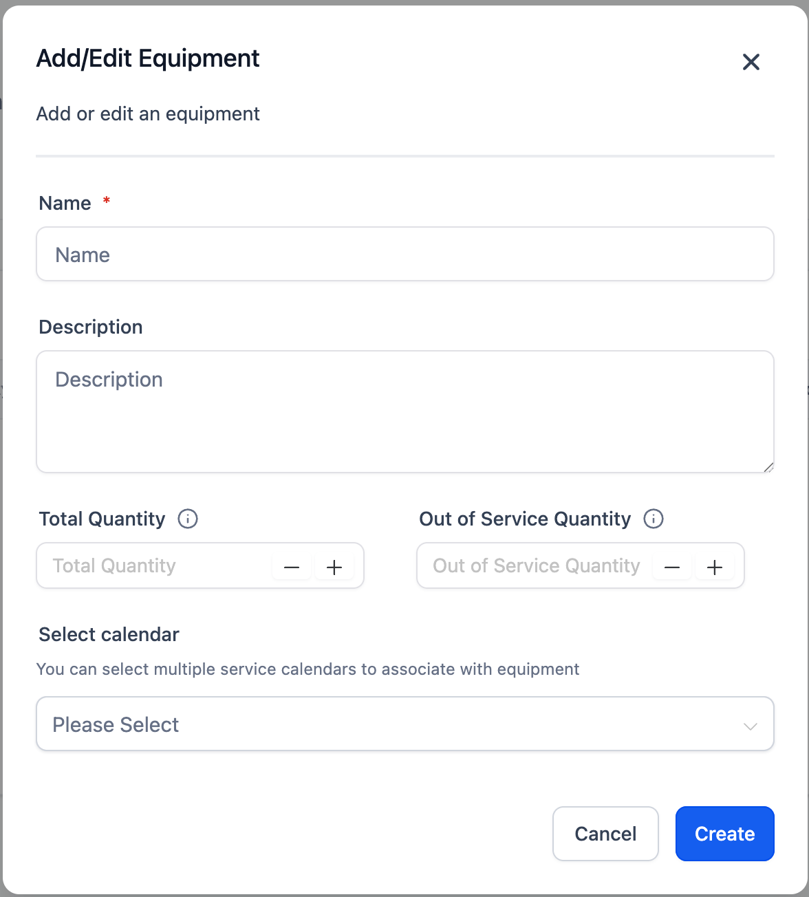 Equipment Details