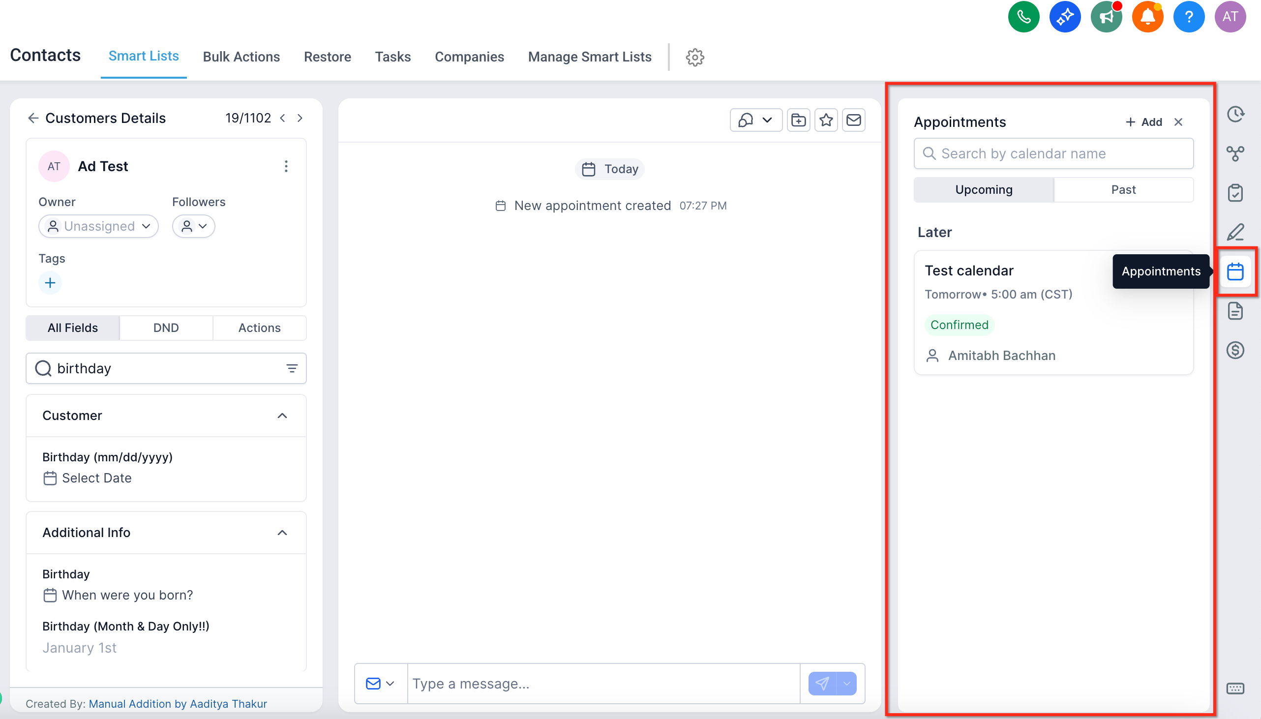 Notes Tab