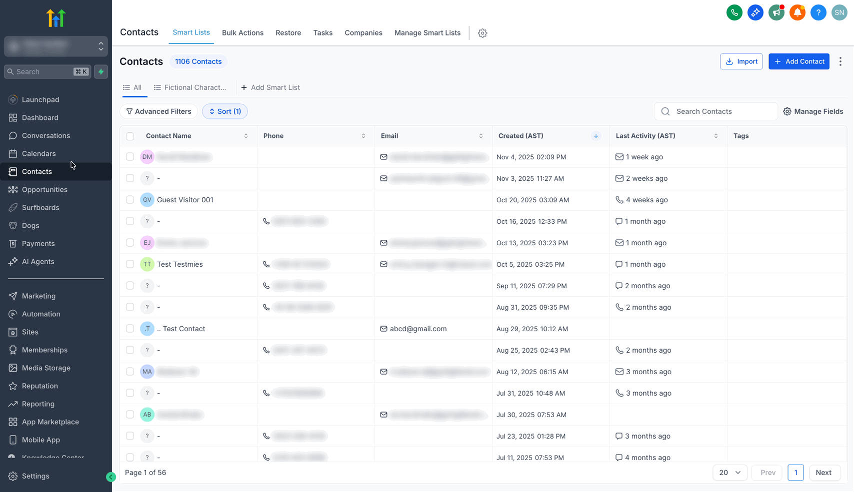 Open Payments Tab