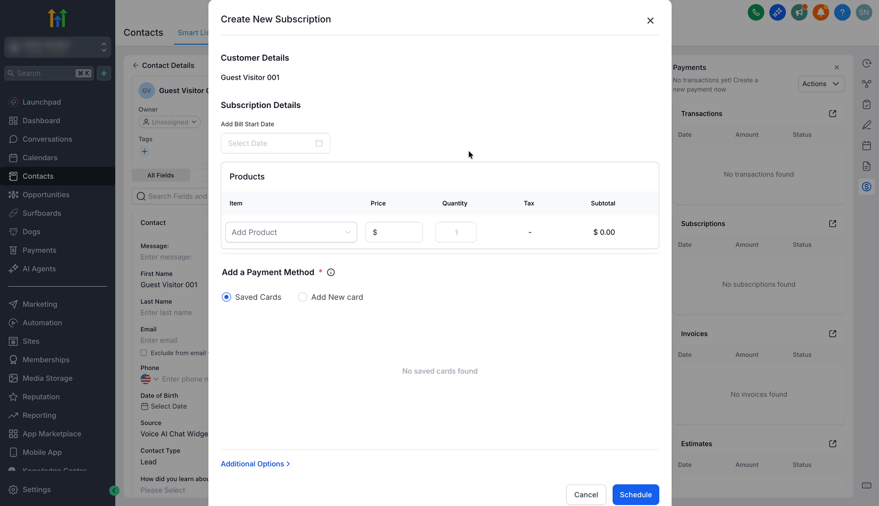 Select Payment Method