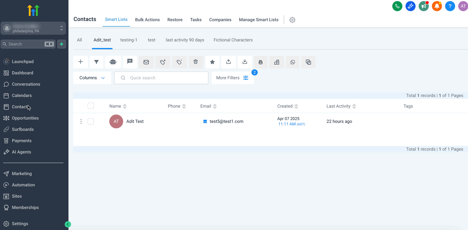 Step 2: Add a File to a Contact