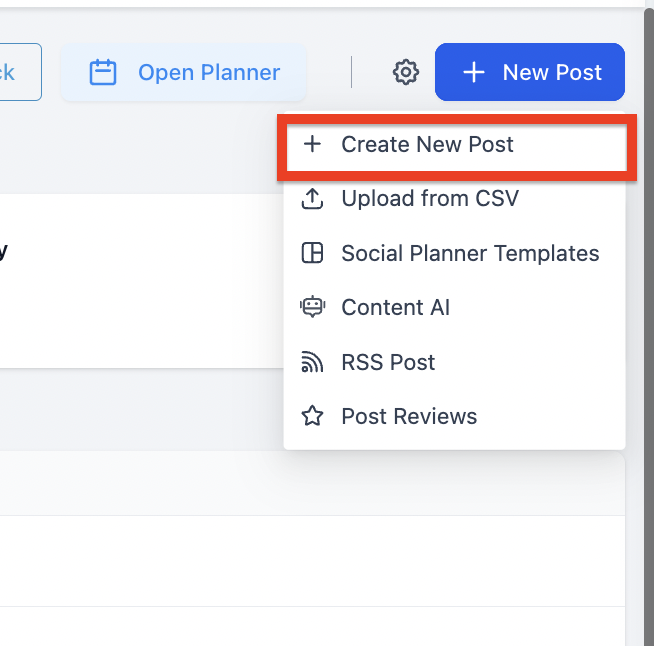 Create New Post