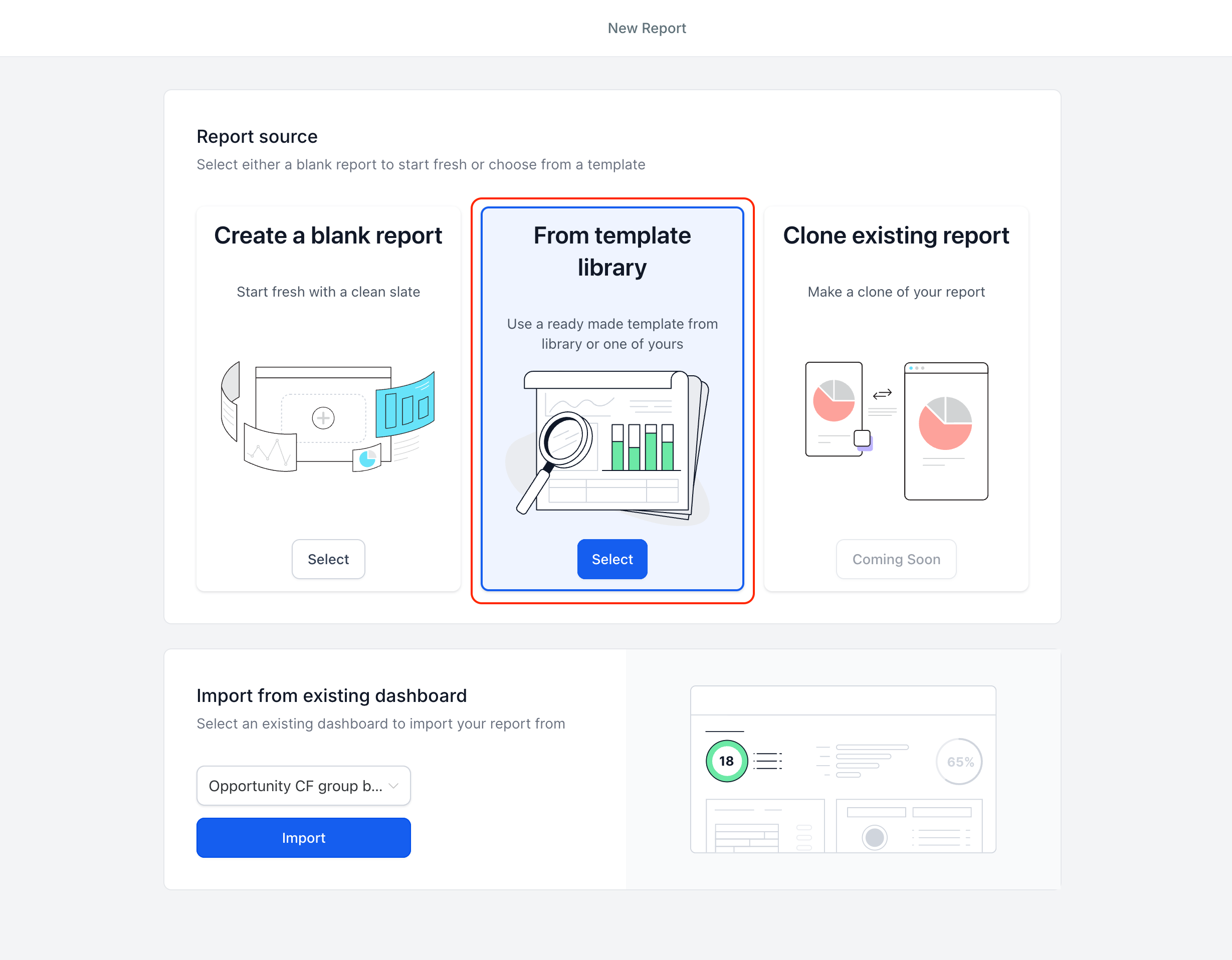 Choose Template Library