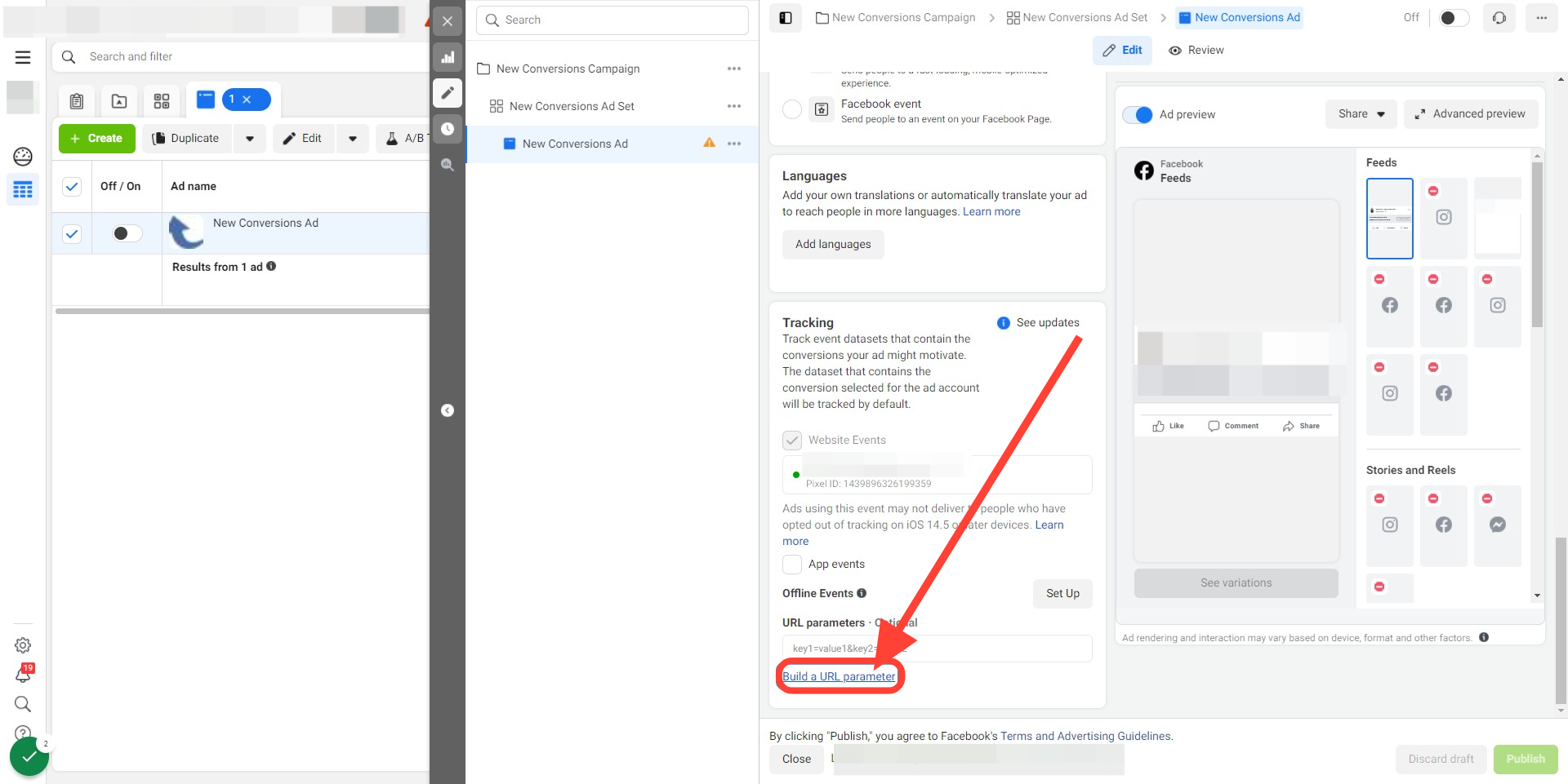 Build URL Parameter